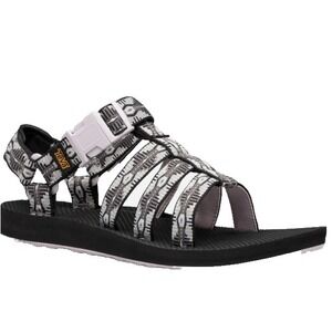 Teva Original Dorado Strappy Sandals Black Gray Womens‎ 8 UK 6 EU 39